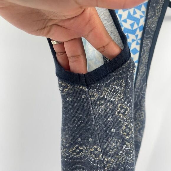 Free People We The Free Too Hot to Handle Boho Tank XS Cotton Geometric Print - Picture 5 of 8